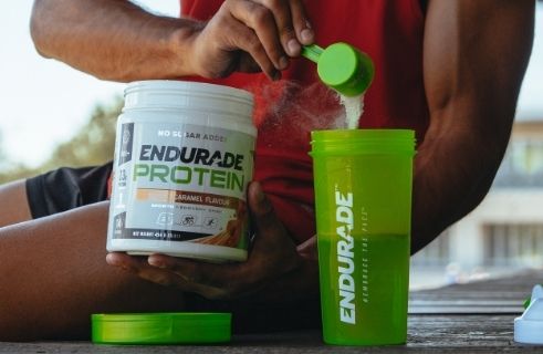 ENDURADE Recovery Shake Mix after Rugby Game