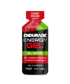 ENDURADE Energy Gel - Caffeine and Carbohydrate Complex - Candy Cruise Flavour - Single Sachet