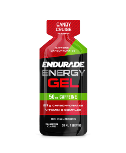 ENDURADE Energy Gel - Caffeine and Carbohydrate Complex - Candy Cruise Flavour - Single Sachet