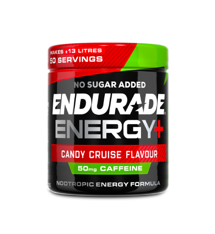 ENDURADE Energy+ Candy Cruise Flavour - Powder Energy Drink with Caffeine and Nootropic Formulation